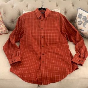 Men’s Long Sleeve Plaid Button Down